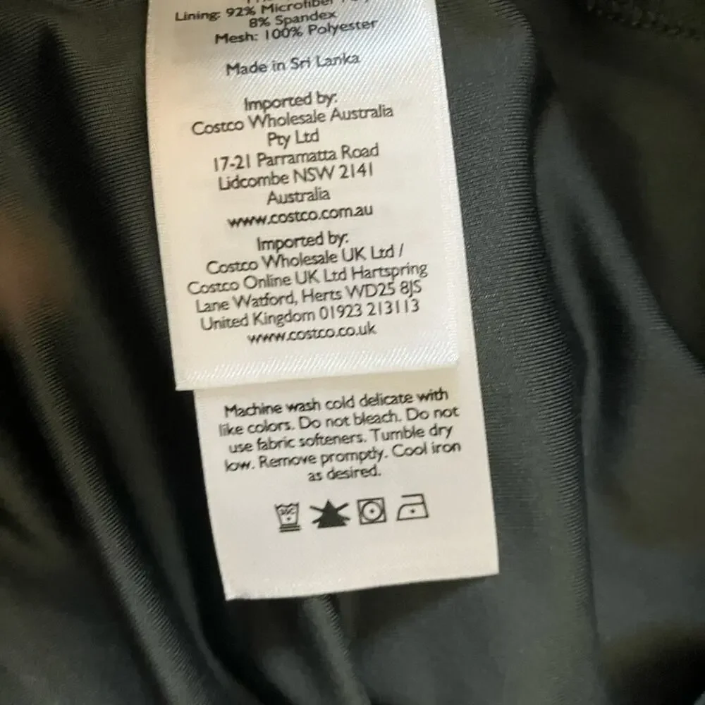 Eddie Bauer Taupe Green Tone Women's Skirt with built in shorts Size 8